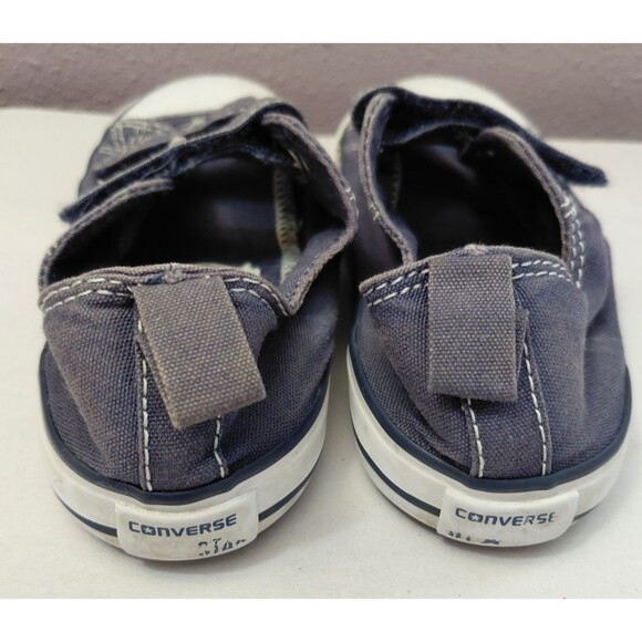 Converse All Star Infant Lot of 2 Sneakers Boys Size 10 Navy/Brown - Picture 9 of 13